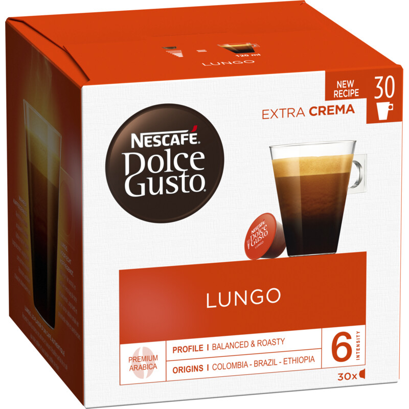 Een afbeelding van Nescafé Dolce Gusto Lungo capsules