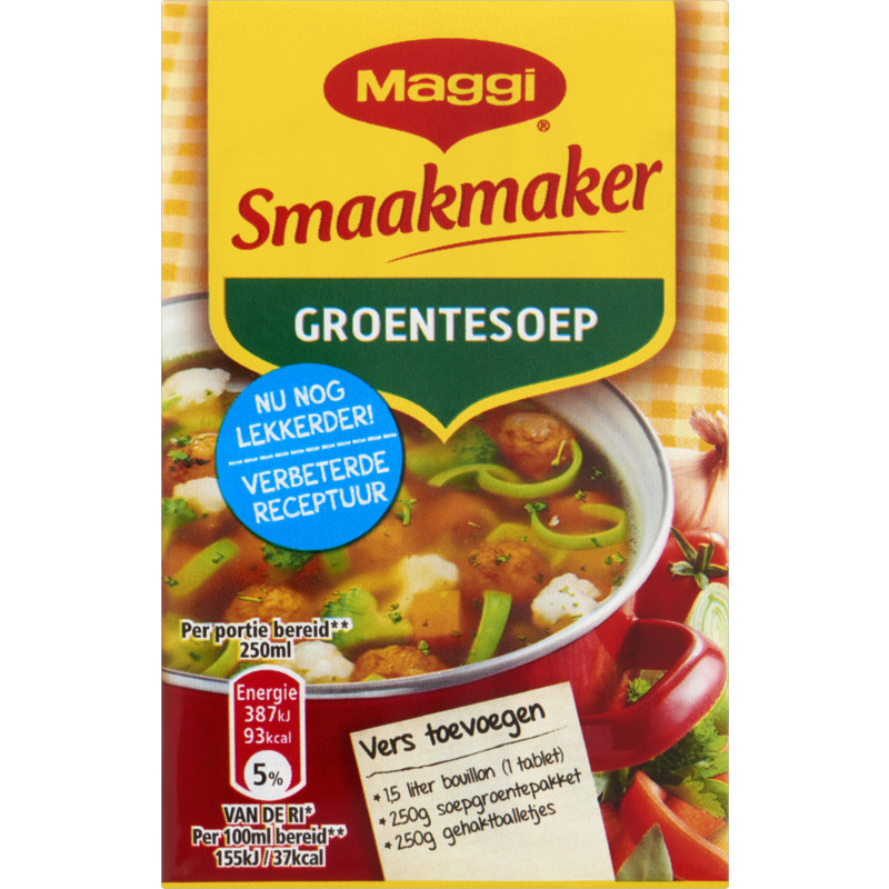 Een afbeelding van Maggi Smaakmaker groentesoep kruidenmix
