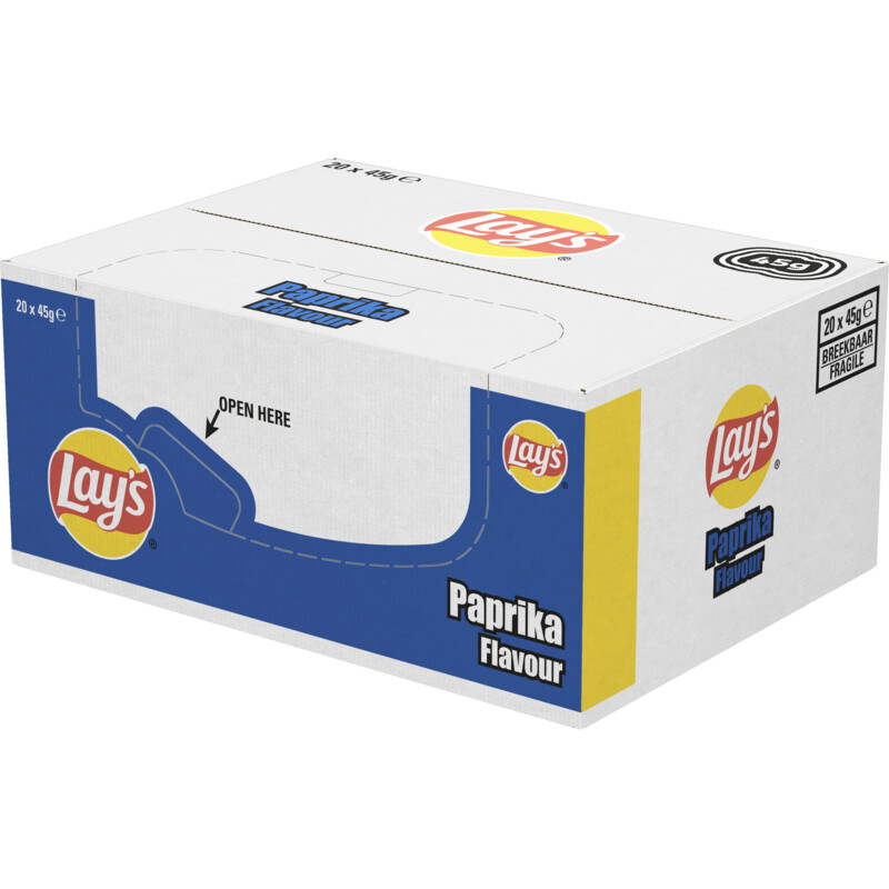 Een afbeelding van Lay's Paprika 20-pack