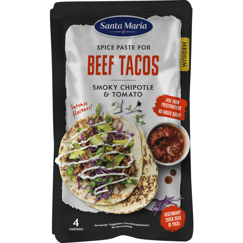 Een afbeelding van Santa Maria Spice paste for beef tacos