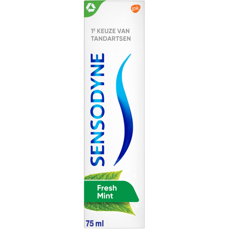 Een afbeelding van Sensodyne Fresh mint tandpasta