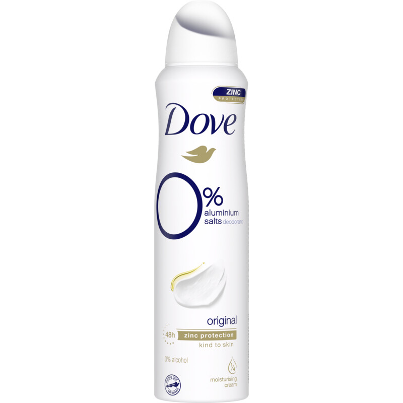 moederlijk Rennen backup Dove Women original 0% deodorant bestellen | Albert Heijn