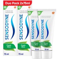 Een afbeelding van Sensodyne Fresh mint tandpasta duo