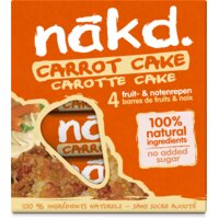 Een afbeelding van Nakd. Carrot cake bars
