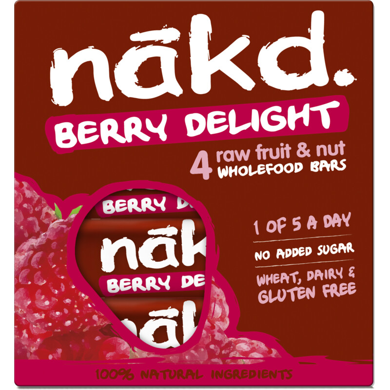 Een afbeelding van Nakd. Berry delight bars