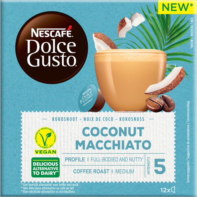 Een afbeelding van Nescafé Dolce Gusto Coconut macchiato