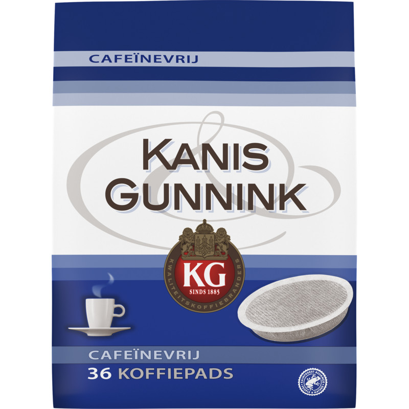 Een afbeelding van Kanis & Gunnink Cafeïnevrij koffiepads