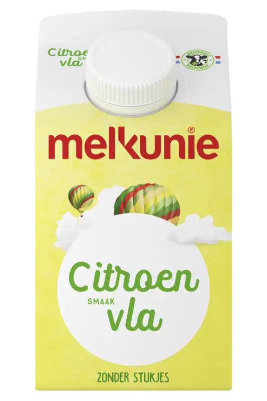 Vla met Citroensmaak