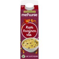 Een afbeelding van Melkunie Rum rozijnen vla