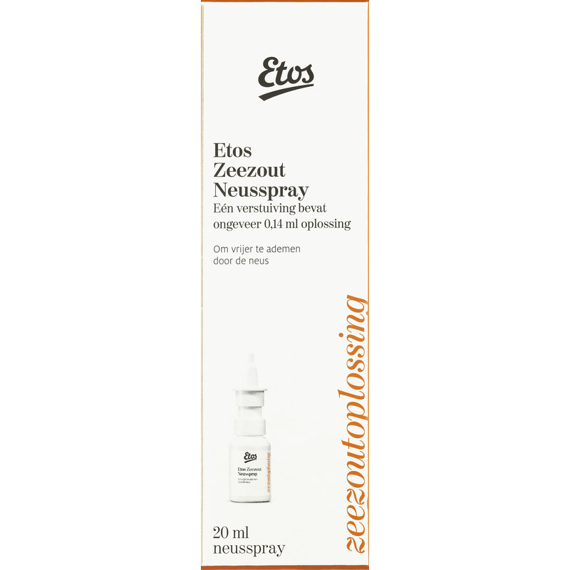Een afbeelding van Etos Zeezout neusspray voor alle leeftijden