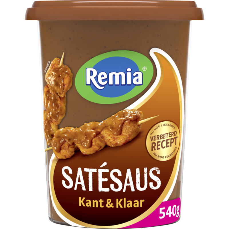Een afbeelding van Remia Satésaus kant & klaar