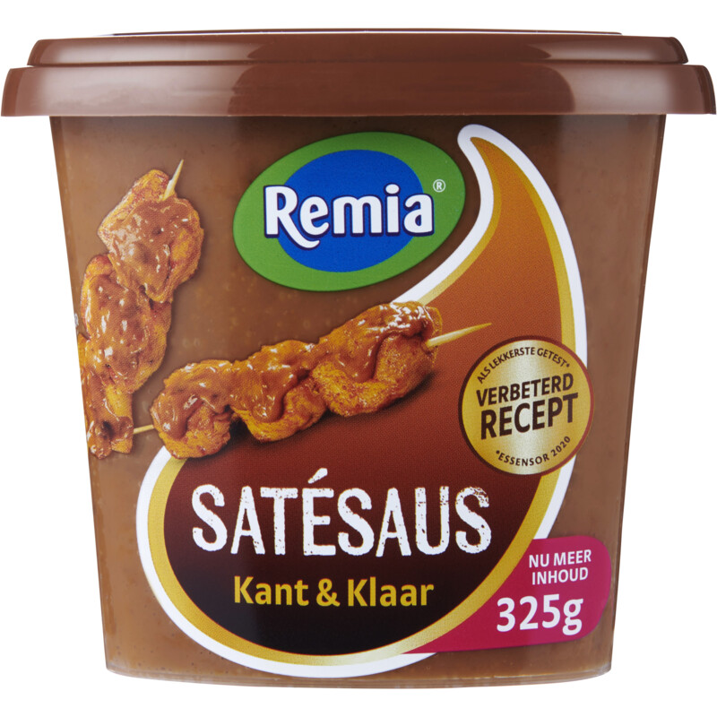 Een afbeelding van Remia Satésaus kant & klaar