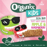 Een afbeelding van Organix Kids fruitreep haver appel framboos