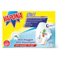 Een afbeelding van Vapona Anti muggen 5in1 bescherming bel