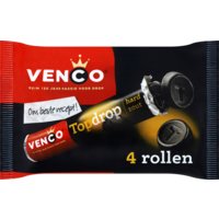 Een afbeelding van Venco Topdrop hard zout 4-pack