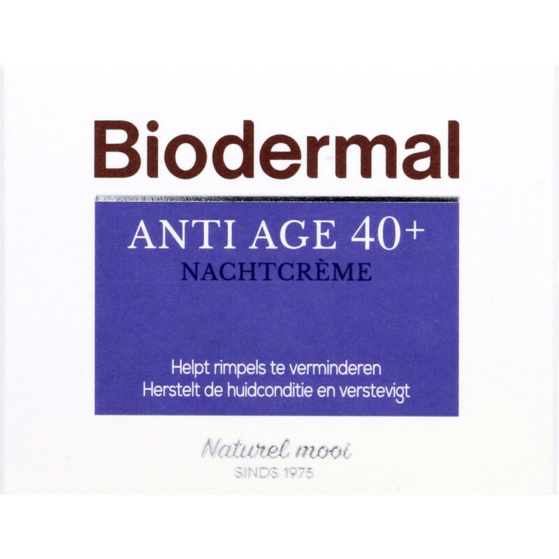 Een afbeelding van Biodermal Anti-age 40+ nachtcrème