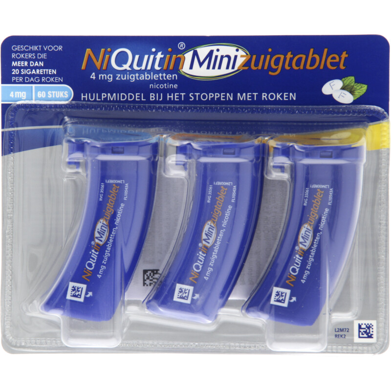 Een afbeelding van Niquitin Minizuigtabletten 4mg  stoppen met roken