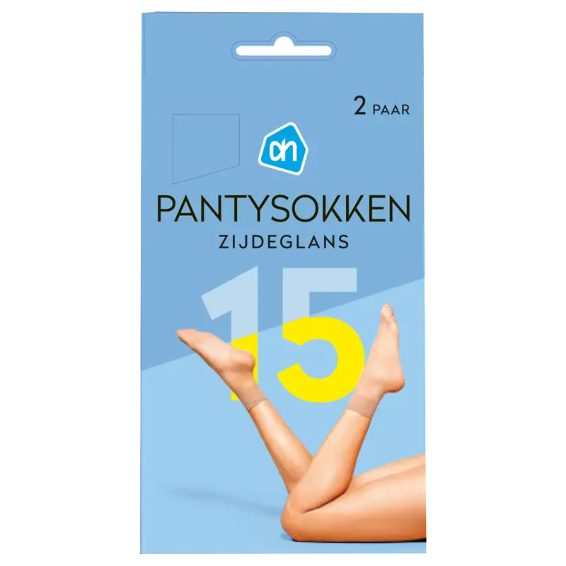 Pantysok zijdeglans zwart 15 denier