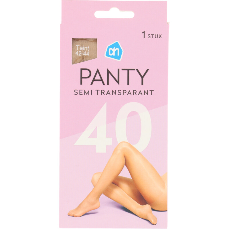 Een afbeelding van AH Panty semi transparant teint maat 42-44