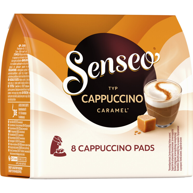 Een afbeelding van Senseo Cappuccino caramel coffee pads
