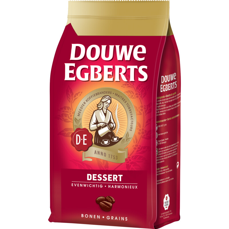 Een afbeelding van Douwe Egberts Koffiebonen dessert BEL