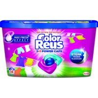 Een afbeelding van Witte Reus Color 3+1 power wasmiddel capsules kleur