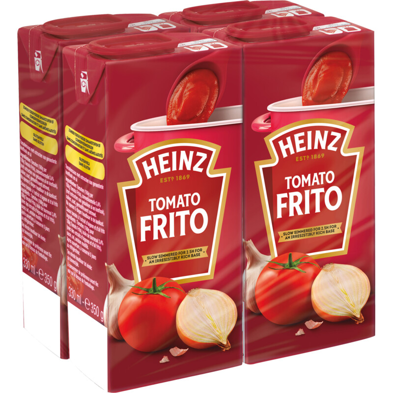 Een afbeelding van Heinz Tomato frito original 4-pack