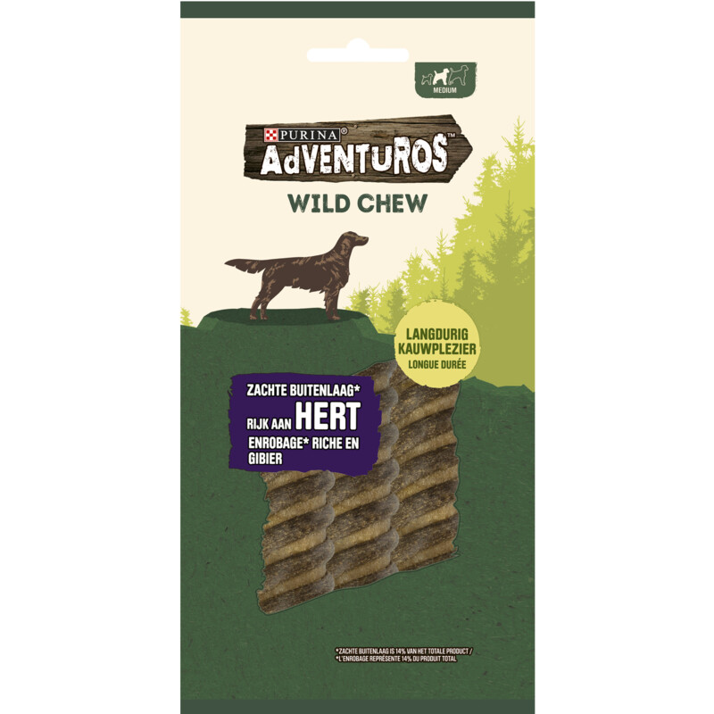 Een afbeelding van Adventuros Wild chew hondensnack medium