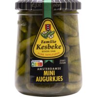 Amsterdamse mini augurkjes zoetzuur