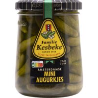 Een afbeelding van Kesbeke Kleintje amsterdamse mini augurken
