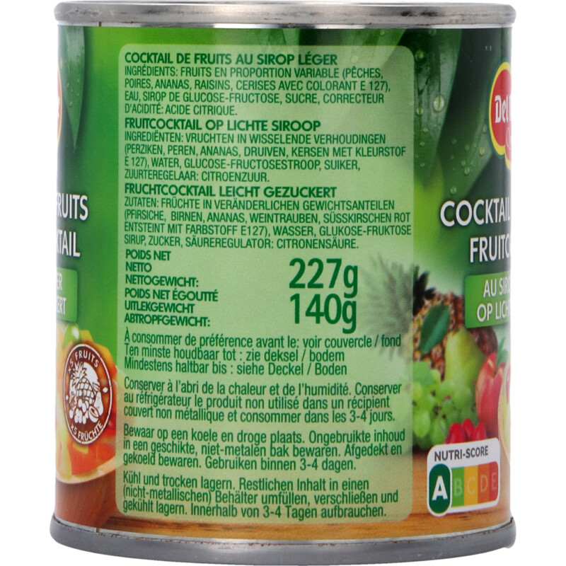 Een afbeelding van Del Monte Fruitcocktail op lichte siroop