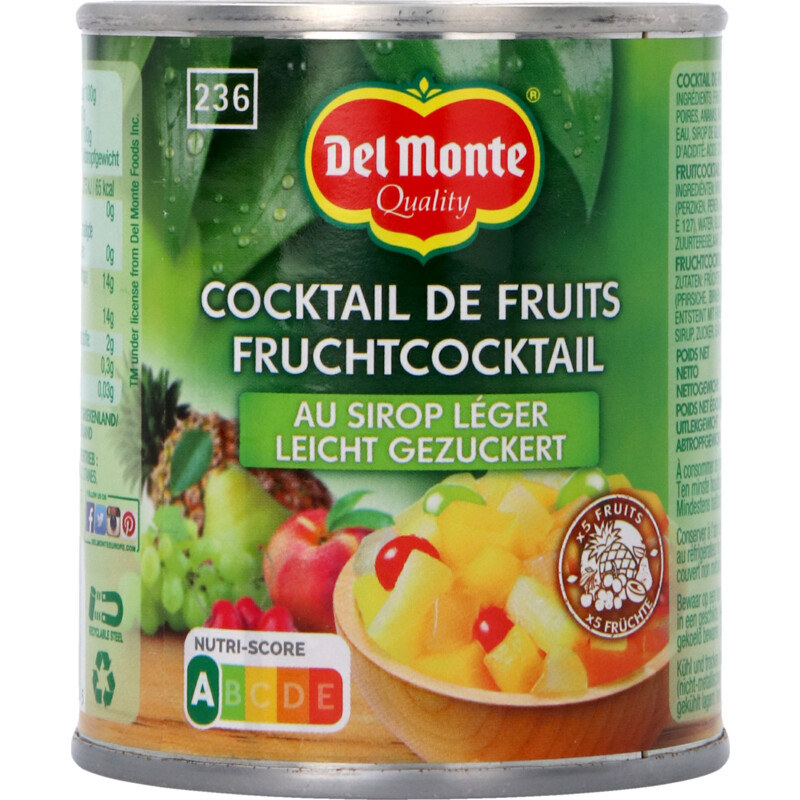Een afbeelding van Del Monte Fruitcocktail op lichte siroop