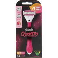Een afbeelding van Wilkinson Sword scheermesjes Quattro for woman