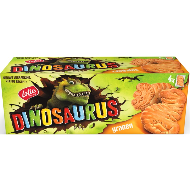 Een afbeelding van Lotus Dinosaurus granen bel