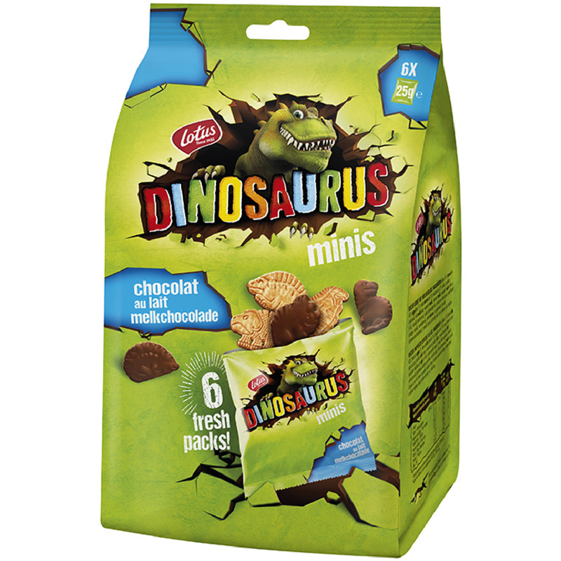 Een afbeelding van Lotus Dino mini chocolade bel