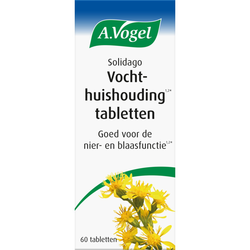 Een afbeelding van A.Vogel Solidago helpt bij goede vochtbalans1,2*