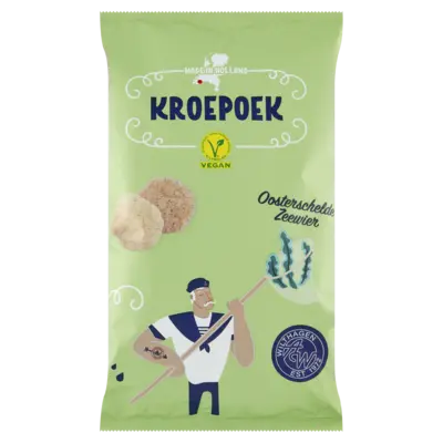 pdp-image-Zeeuwse kroepoek Met Oosterschelde zeewier