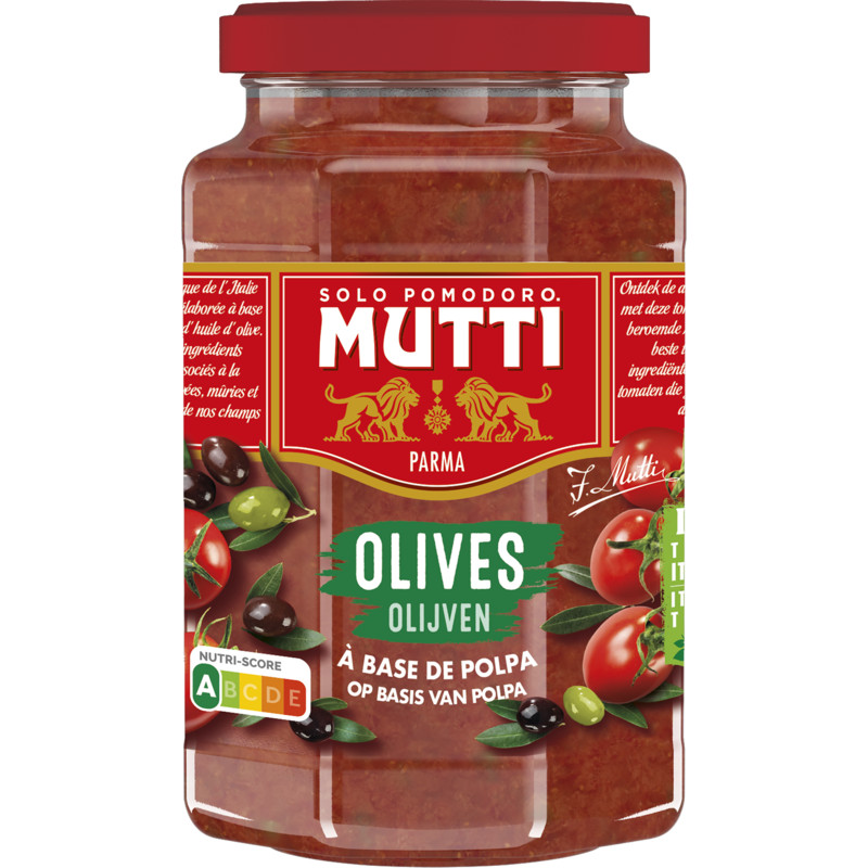 Een afbeelding van Mutti Pastasaus Olive