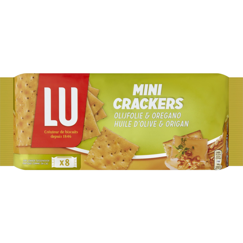 Een afbeelding van LU Mini crackers olijfolie & oregano
