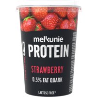 Een afbeelding van Melkunie Protein aardbei kwark 0,5% fat