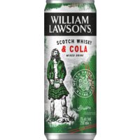 Een afbeelding van William Lawson's Scotch whisky & cola