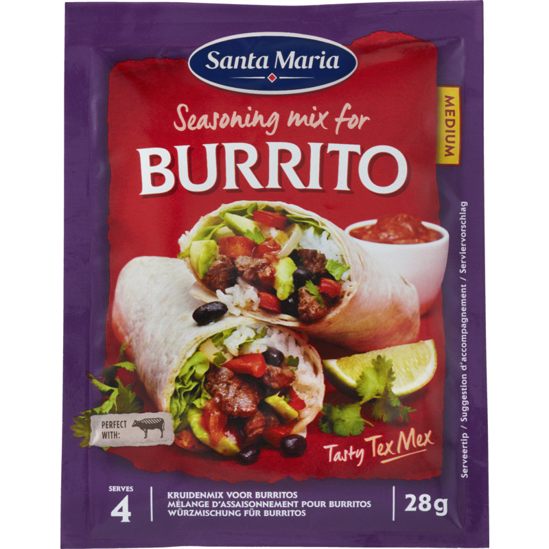 Een afbeelding van Santa Maria Kruidenmix burrito
