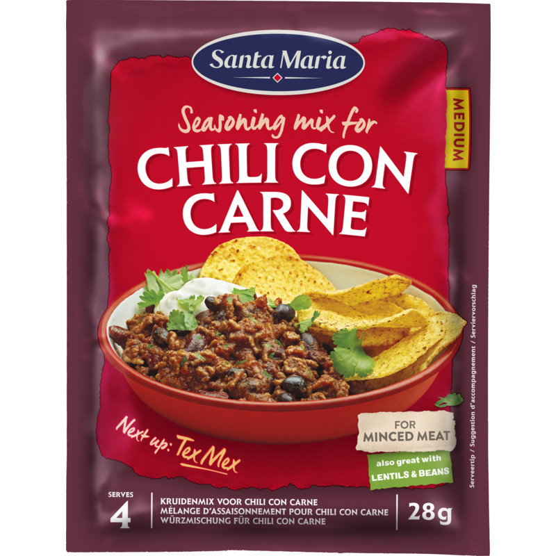 Een afbeelding van Santa Maria Chili con carne kruidenmix