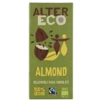 Alter Eco Almond dark chocolate vegan