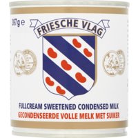 Gecondenseerde volle melk met suiker