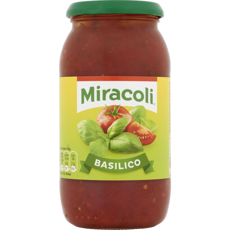 Een afbeelding van Miracoli Basilico pastasaus bel