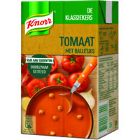 Een afbeelding van Knorr Tetra tomatensoep met balletjes bel