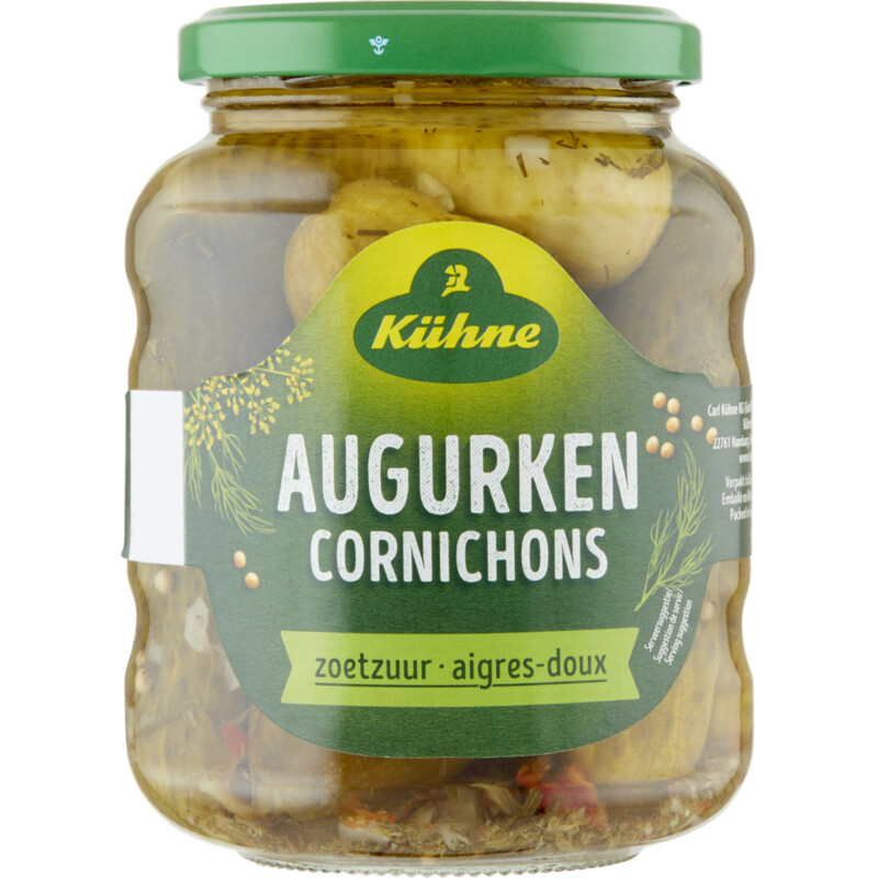 Een afbeelding van Kühne Augurken zoetzuur