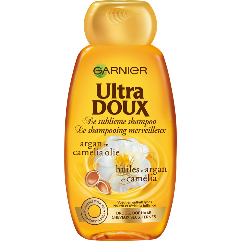 Een afbeelding van Ultra Doux Shampoo argan camelia olie BEL