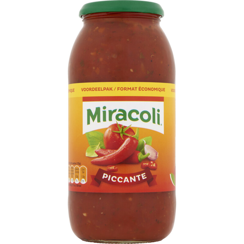 Een afbeelding van Miracoli Pastasaus pikant bel